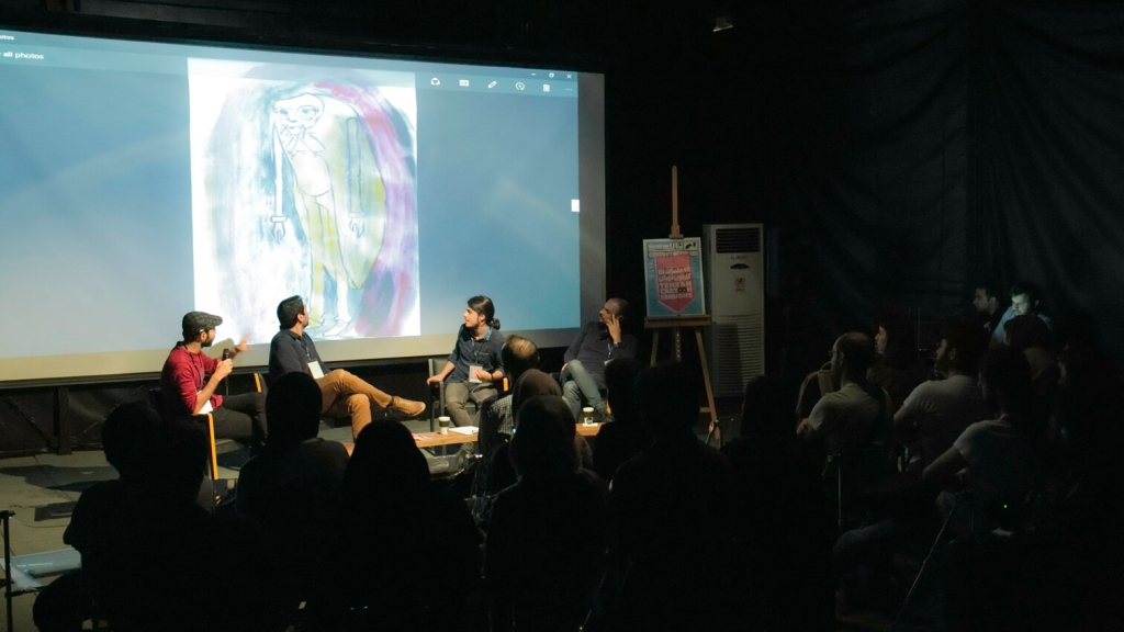The Tehran Cartoon Sessions II held at Darbast Platform